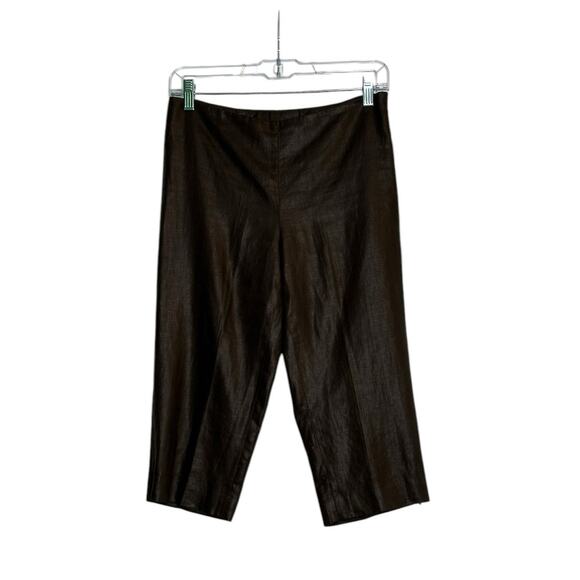 MAGASCHONI brown capri pants size Small - Picture 1 of 8